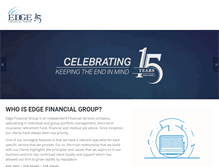Tablet Screenshot of edgefinance.co.za