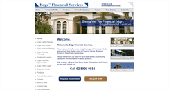 Desktop Screenshot of edgefinance.com.au