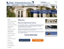 Tablet Screenshot of edgefinance.com.au